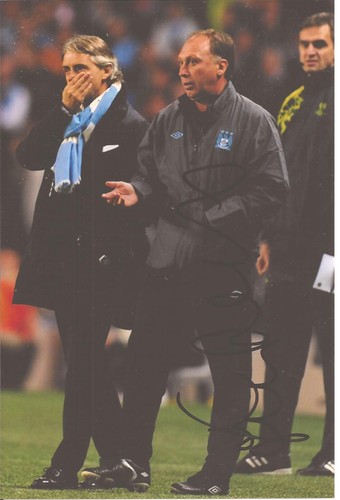 Man city david platt - platt, signed