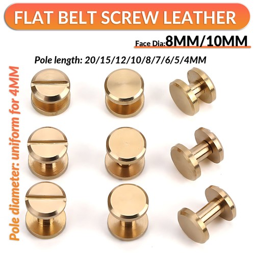 Flat belt screw leather - flat,