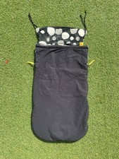 Buggy Snuggle Pushchair Blanket Black And White Spotty Footmuff water resistant