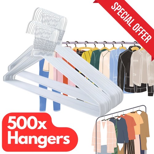 X500 plain wire white - plain, hangers