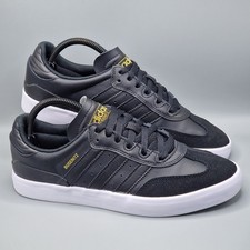Adidas Busenitz Vulc RX Black Leather Skateboarding Trainers Size UK 8