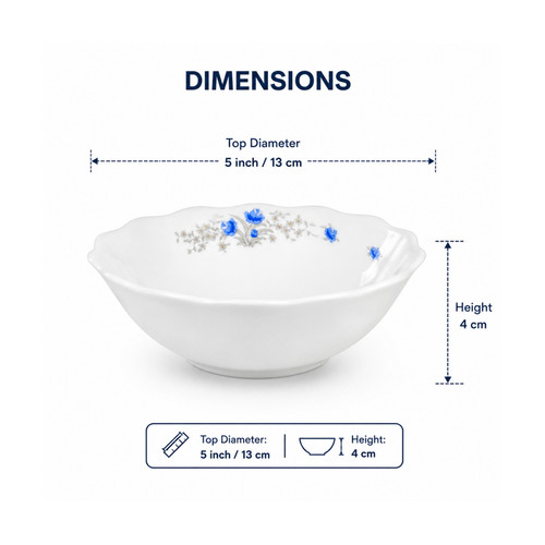 Set porcelain soup bowls - of,