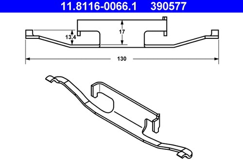 Rear spring brake caliper - rear,