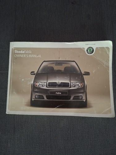 Skoda fabia owners manual - owners,