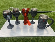 Medieval Nemesis One Goblet Tankard Set 