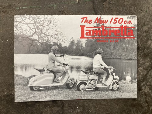 Rare vtg 1956 lambretta 150 - vtg,
