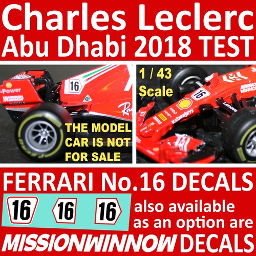 Charles leclerc 2018 - 1/43,