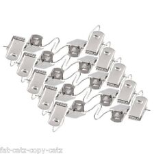 10 or 20 STAINLESS STEEL SMALL CURTAIN HANGING BULLDOG CLIPS CLAMPS PEGS FREEP&P