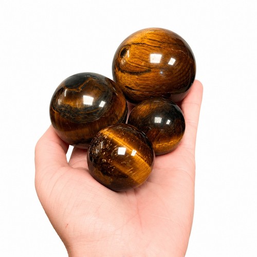 Tiger eye sphere crystal orb - tiger,