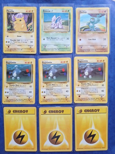 Base set pokemon cards - cards, bundle