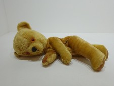 Vintage Teddy Bear Pyjama Case Fully Jointed, Golden Mohair, possibly 1960's