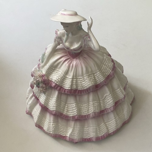 Coalport bone china - china, carnation