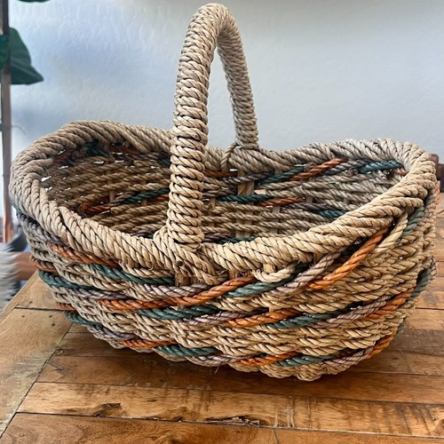 Vintage woven rope - rope, wicker
