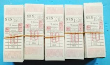 500 x SETRIGHT INSERT TICKETS - for use in BUS CONDUCTOR  TICKET MACHINES - NEW.