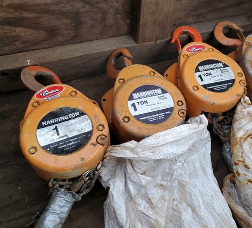 Harrington ton chain hoist - chain,
