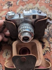 Vintage Bencini Comet S C.M.F. camera Milano 127 roll film with leather case