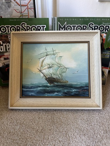 Framed original oil painting - framed,