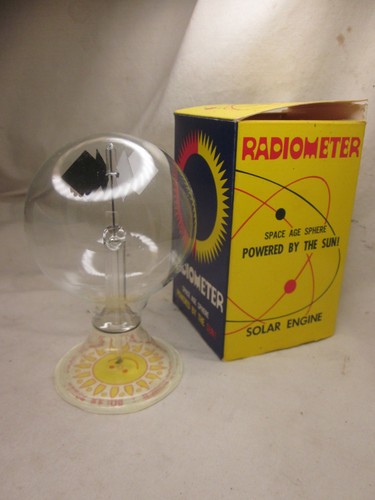 Vintage radiometer space age - radiometer,
