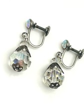 Vintage AB Crystal Glass Drop