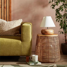 Pebble mango wood base - pebble,