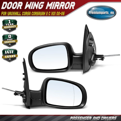 Pair cable door wing - pair, mirror