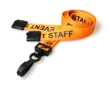 Orange Printed EVENT STAFF