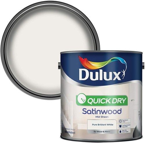 Dulux quick dry satinwood pure - quick,