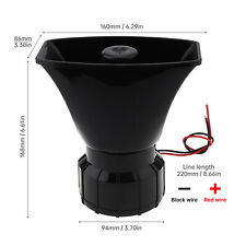 DC 12V 100W Siren Horn Alarm
