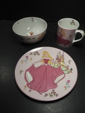Disney Princess by Royal Doulton Aurora Plate, Bowl & Mug Set