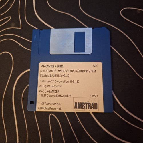 Amstrad ppc512 640 dos 3 - amstrad, ppc512/640