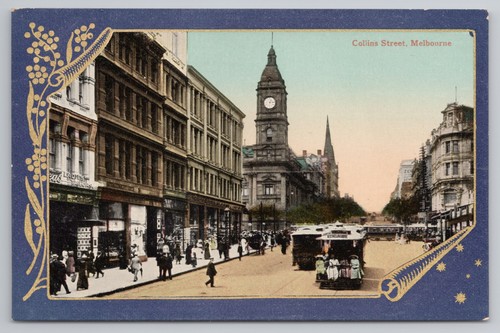 Melbourne collins street town - melbourne,