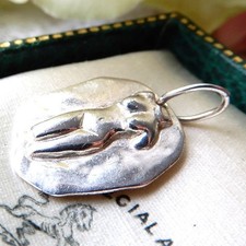 Sterling Silver Daisy London Roman Bust Statue Charm