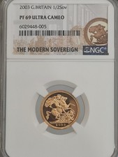 2003 Half sovereign gold coin