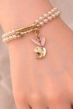 playboy charm bracelet