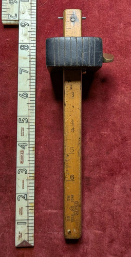 Vintage stanley mortice gauge - stanley,