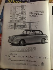 1962 ADVERT DAIMLER MAJESTIC, Automotive Car