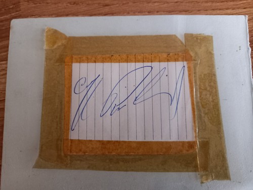 Cliff richard autograph - richard, from