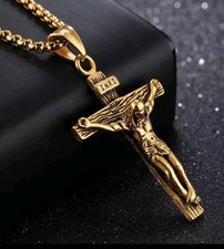 Crucifix Jesus Cross Necklace
