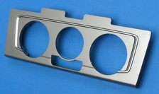 VW Polo Beats 6C Silver Front Dash Heater Dial Cover Facia Trim 6C2819075