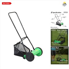Manual Hand Push Lawn Mower