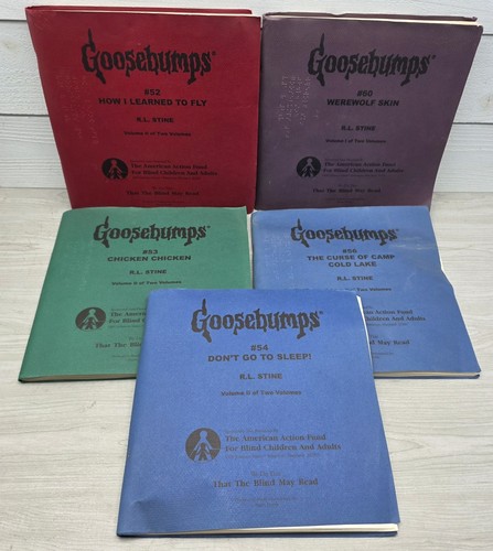 Rare lot goosebumps book - lot,