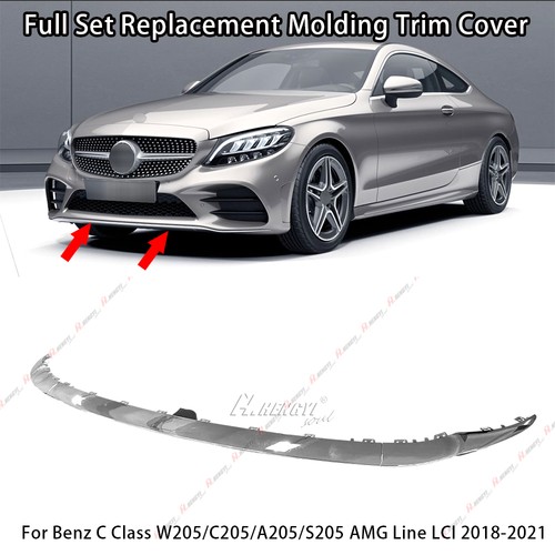 Chrome front bumper - bumper, splitter