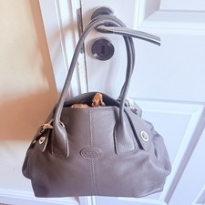 TOD’s Grey Leather Handbag