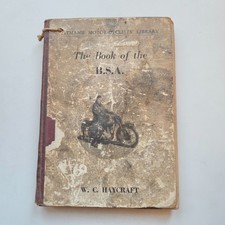 Vintage 1948 The Book of the BSA Motor Cycle & Sidecar Manual