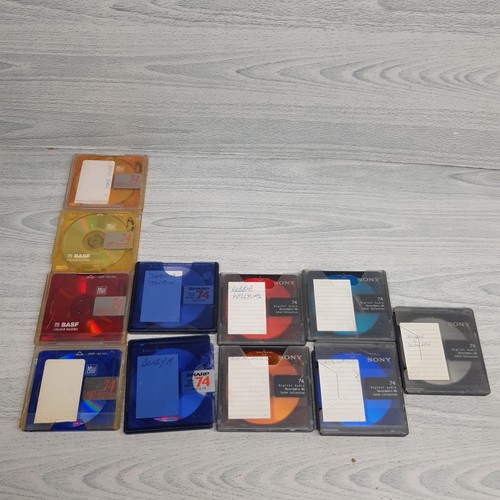 Joblot used minidiscs - 11,