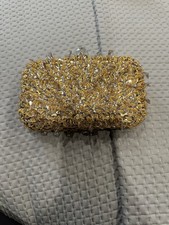 UBORSE GOLD BEADED DIAMONTE