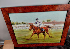 Oil canvas framed - -,
