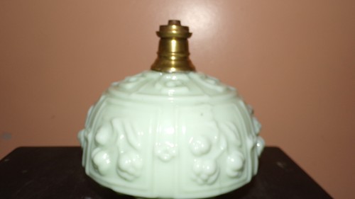 Antique oil lamp font milk - oil,