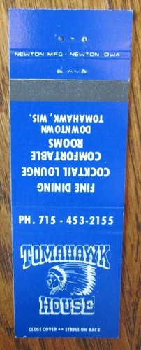 Indian matchbook - indian,