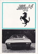 SOLE CONCESSIONAIRES, MARANELLO CONCESSIONAIRES LTD, FERRARI 308GT/4 BROCHURE.